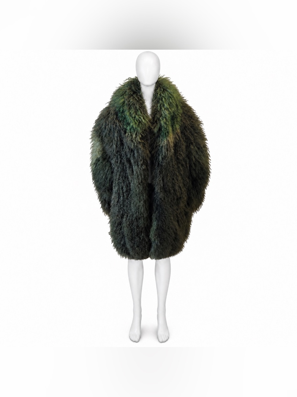 Luxury Mongolian Sheepskin Fur Coat